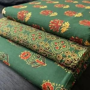 پارچه وال باتیک هندی سبز