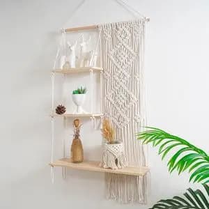 شلف مکرومه سه طبقه کاربردی مدل سارا