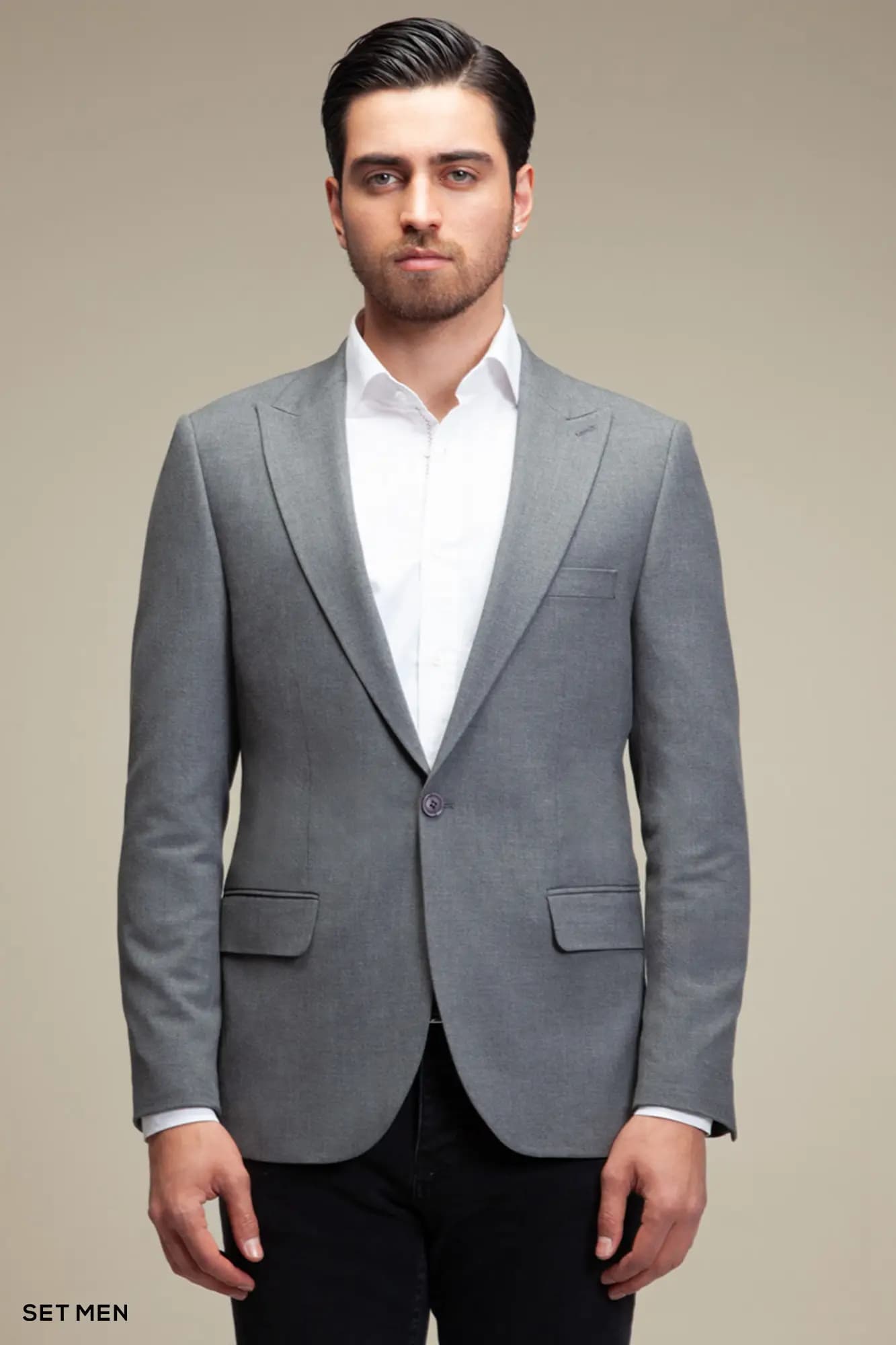 کت تک مردانه یقه بلیزر