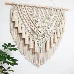 دیوار کوب مکرومه بافی