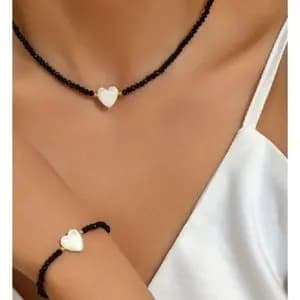 ست گردنبند و دستبند زنانه کد 118