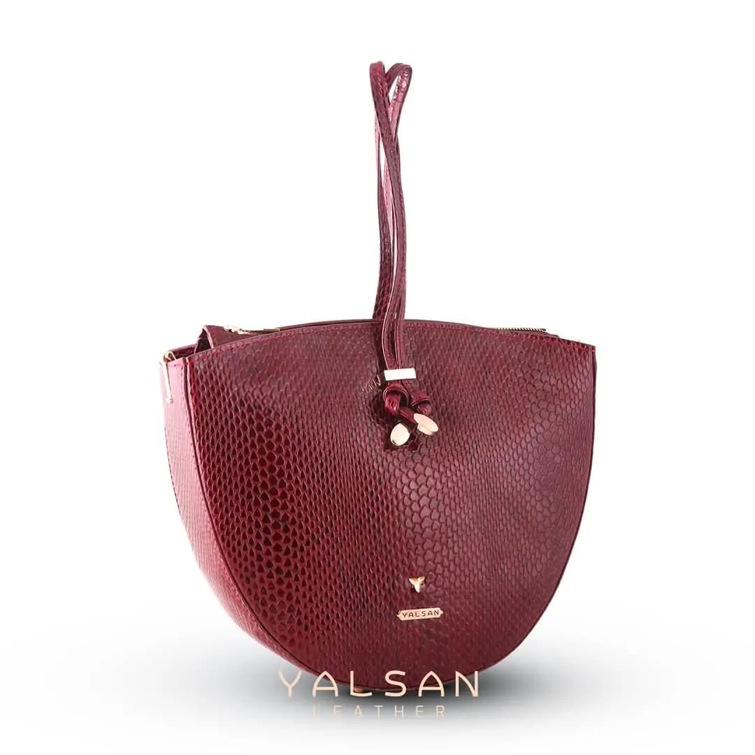 کیف دوشی و دستي زنانه چرم یلسان مدل گلوريا کد 089-MRV