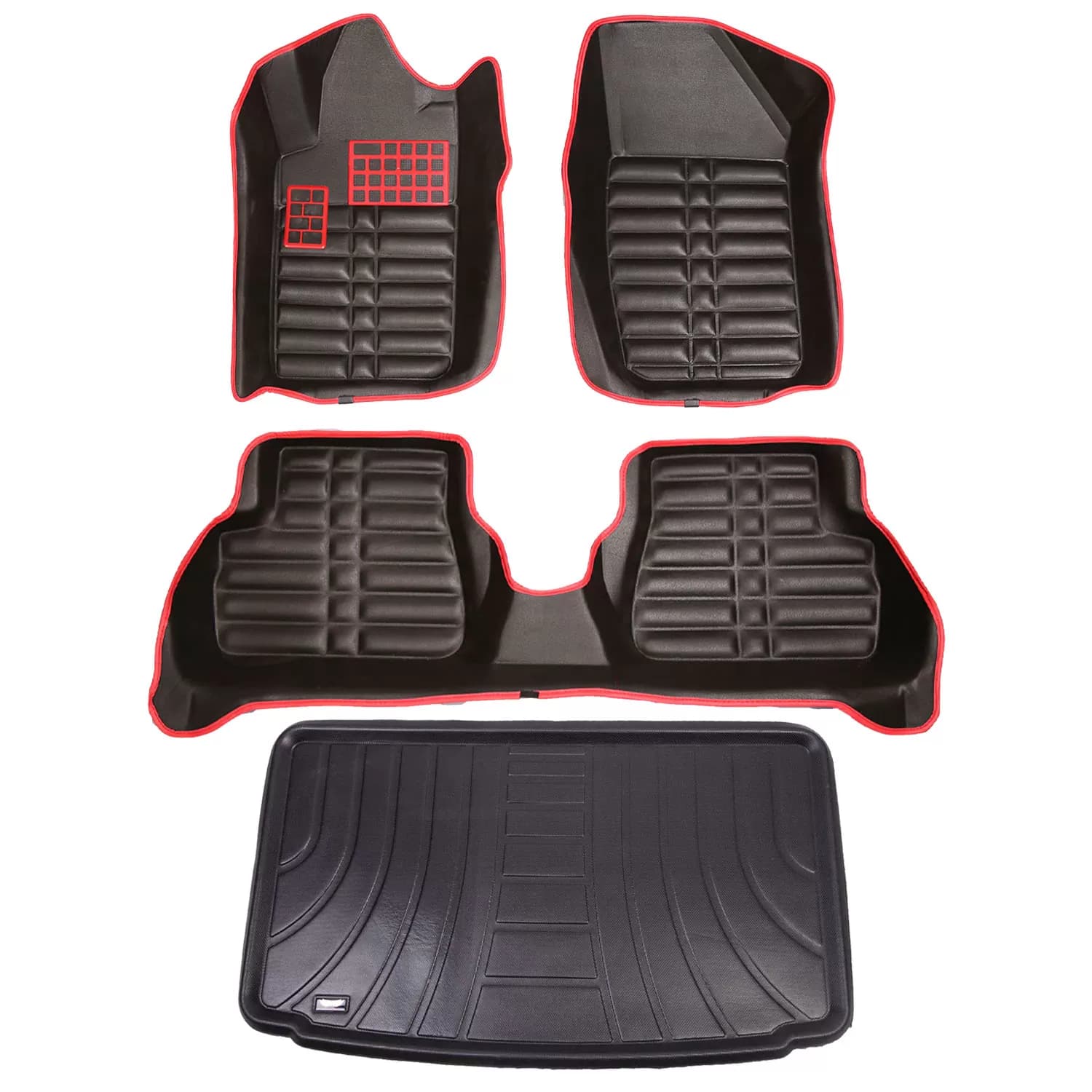 کفپوش چرم کره ای پنج بعدی همراه با کفی صندوق 207 هاچبک