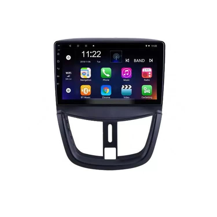 مانیتور اندروید پژو 207 برند JBL مدل 9blk اورجینال حرفه ای در صدا و تصویر