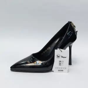کفش زنانه مجلسی پاشنه بلند طرح جدید YSL مشکی