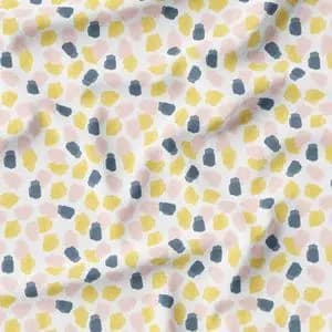 مخمل روتختی طرح گل و برگ کد 5012347