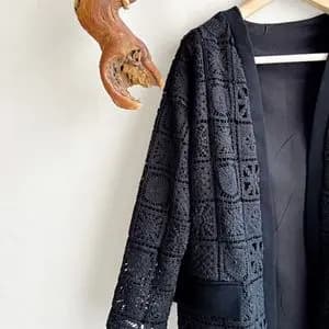 کت قلاب بافی زنانه چهارفصل