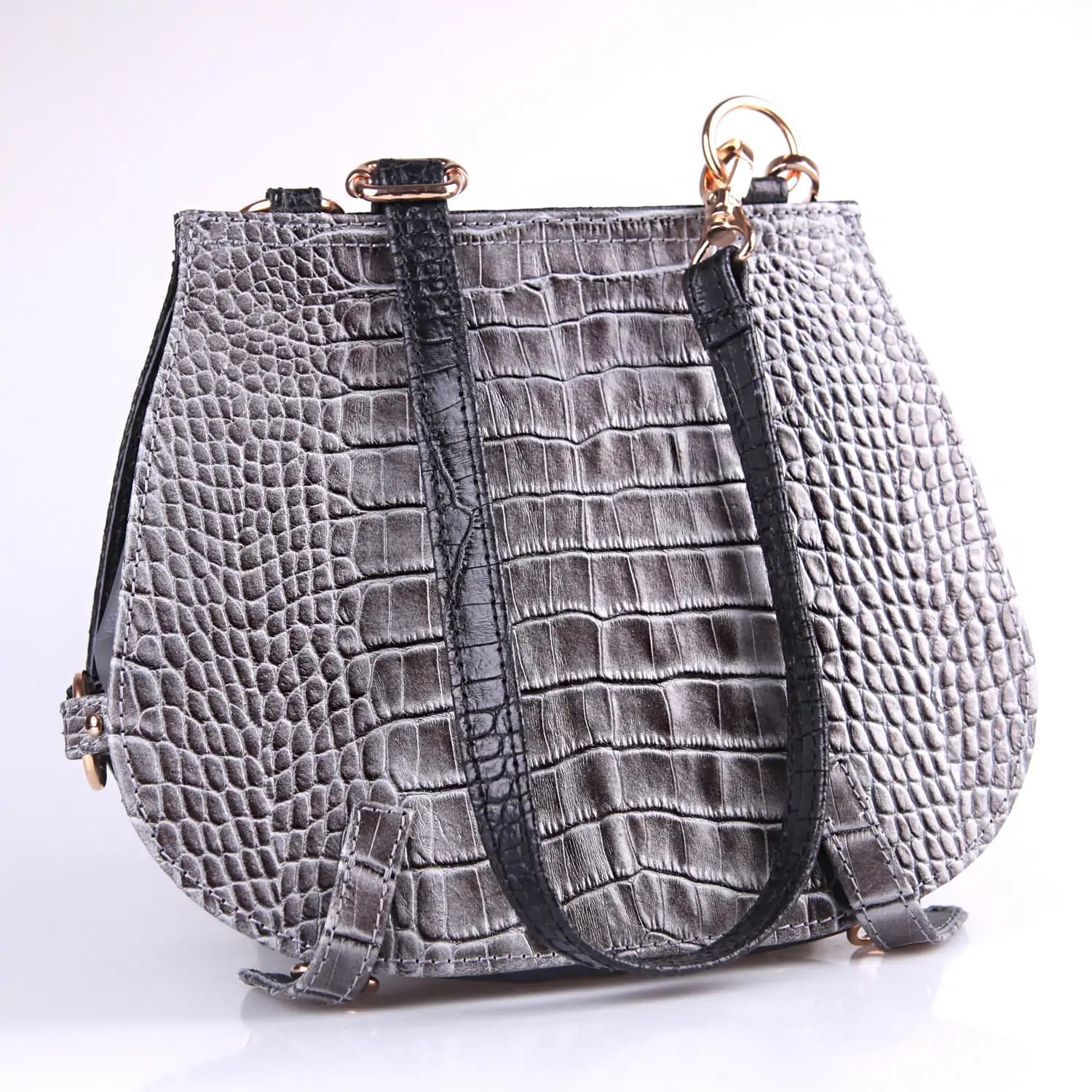 کیف دوشی و دستی زنانه چرم یلسان مدل مارال کد008-GC