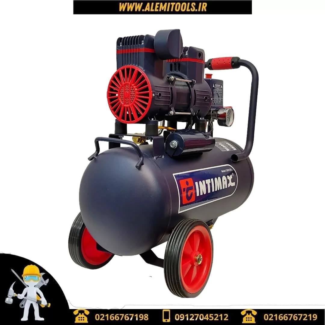 کمپرسور باد 30 لیتری سایلنت اینتیمکس مدل 13601