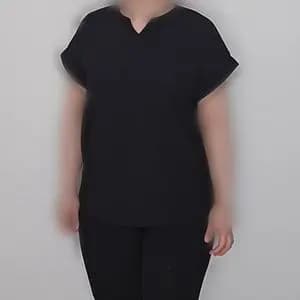 تیشرت شومیز زنانه آستین پاکتی شهرزاد بسیار لطیف و سبک