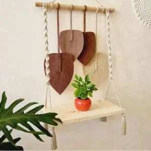 شلف مکرومه بافی مدل سایه