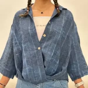 شومیز گره سر خود