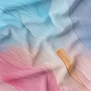 پارچه لباسی پارچه الف مدل کرپ بوگاتی طرح آبرنگی کد 4011111