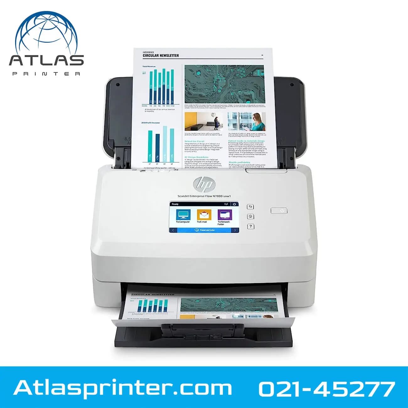 اسکنر اچ پی HP ScanJet Enterprise Flow N7000 snw1