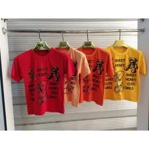 تیشرت پنبه نگینی بچه گانه کد 2