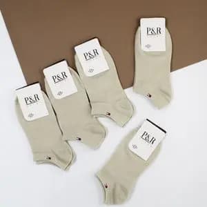 پک 5 عددی جوراب مچی زنانه کرم