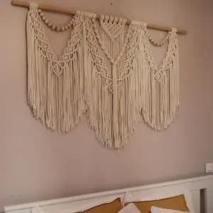 دیوار کوب فاخر مکرومه بافی