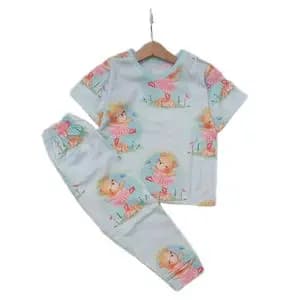 ست تیشرت و شلوار خرس بالرین کد 4020