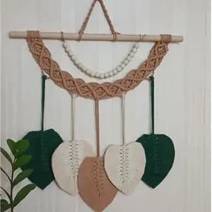 دیوار کوب مکرومه مدل خورشید