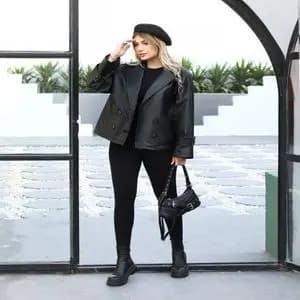 پالتو کراپ مزونی درجه یک آستر دار