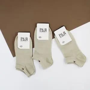 پک 3 عددی جوراب مچی زنانه کرم 02