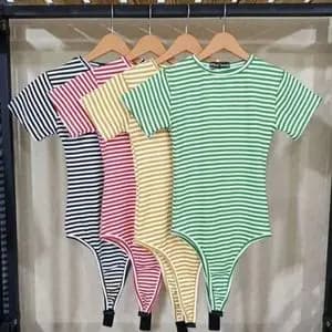 بادی کبریتی راه راه زنانه