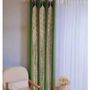 ریسه پرده مکرومه مدل جوانه