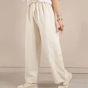 شلوار نیم بگ استخونی