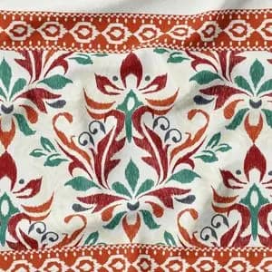 پارچه ملحفه مدل مخمل طرح ایرانی سنتی باهوز کد 5012753