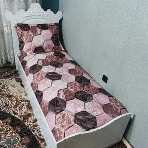 ملحفه روتختی تخت یک نفره طرح شنی