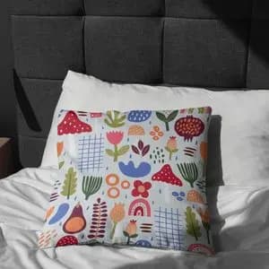 پارچه ملحفه مدل مخمل طرح میوه ها 5011745