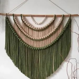 دیوار کوب‌مکرومه بافی مدل نگار