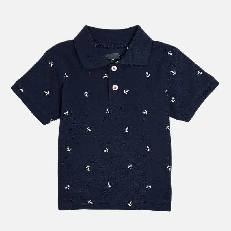 پولوشرت بچه گانه پسرانه سرمه ای کد148