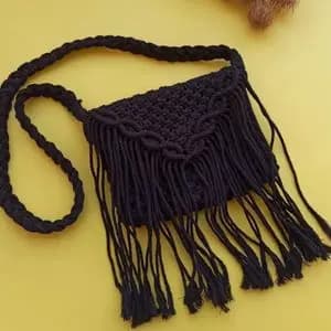 کیف مکرومه بافی