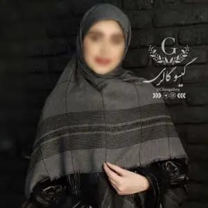 روسری ژاکارد ملانژ لمه شایندار قواره بزرگ