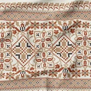 پارچه ملحفه مدل مخمل طرح ایرانی سنتی کد 5012734