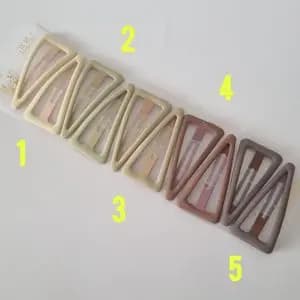 گیره تق تقی مثلثی شمعی رنگ نود