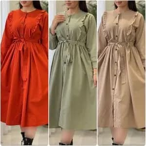 ساحلی جلو دکمه طرح نیلوفر