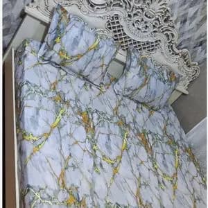 روتختی دونفره سه بعدی ماربل طلایی