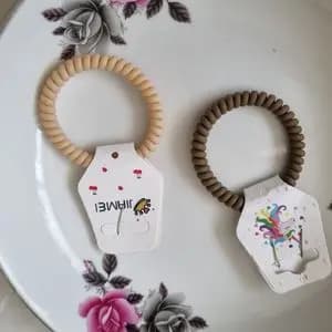 کش مو سیم تلفنی دخترانه و زنانه رنگی یک عددی خارجی