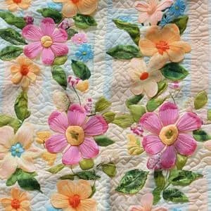 پارچه مخمل روبالشی پارچه باما طرح 5 بعدی گل آرزو کد 5013624