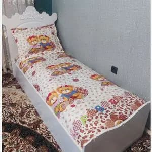 روتختی نیم ست کشدار تخت یکنفره عروسکی دخترانه و پسرانه مناسب سیسمونی