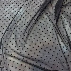 تور خالدار مخملی