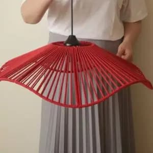 لوستر مکرومه بافی