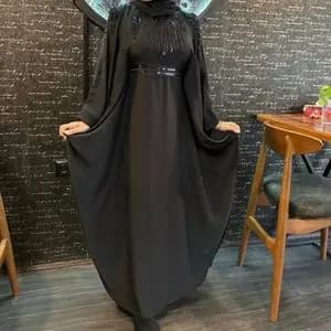 عبایی زنانه رقیه با سردوشی