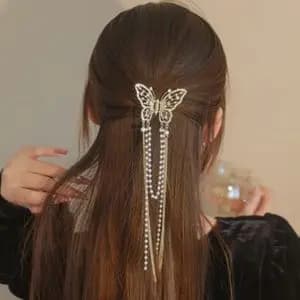 کلیپس مجلسی فلزی پروانه آویزبلند