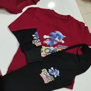 ست بلوز شلوار پسرانه طرح سونیک