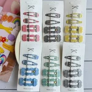 گیره مو تق تقی چهار عددی دو جفتی دخترانه