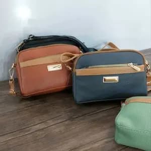 کیف دوشی زنانه دارای بند بلند کیف کوچک چرم مصنوعی کیف شیک