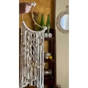 دیوارکوب ماه مکرومه مدل پرنیان